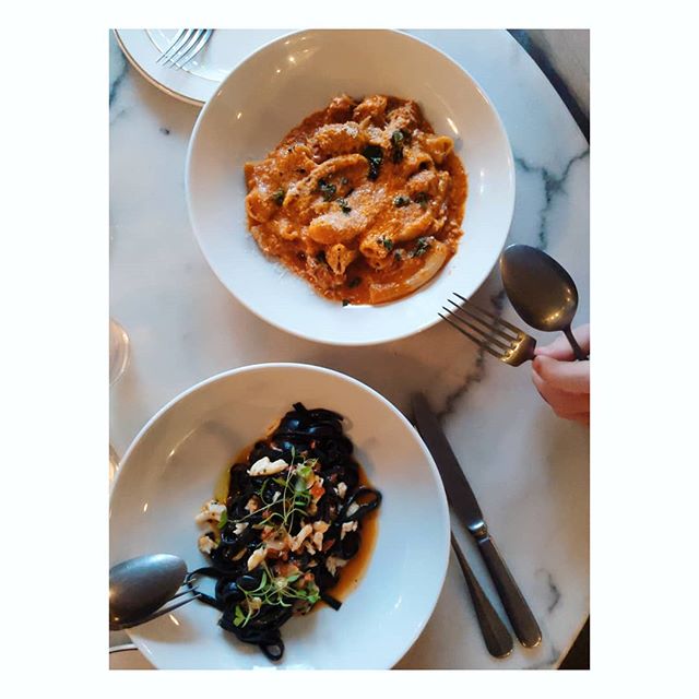 @caffebartolo is your next good reason to dress up and eat pasta 🖤
.
.
.
#sydneyeats #surryhillsfood #surryhillseats #pastagram #iwantpasta #pastadate  #foodblogger #sydneyfoodblog #pasta #surryhills #recipeblog