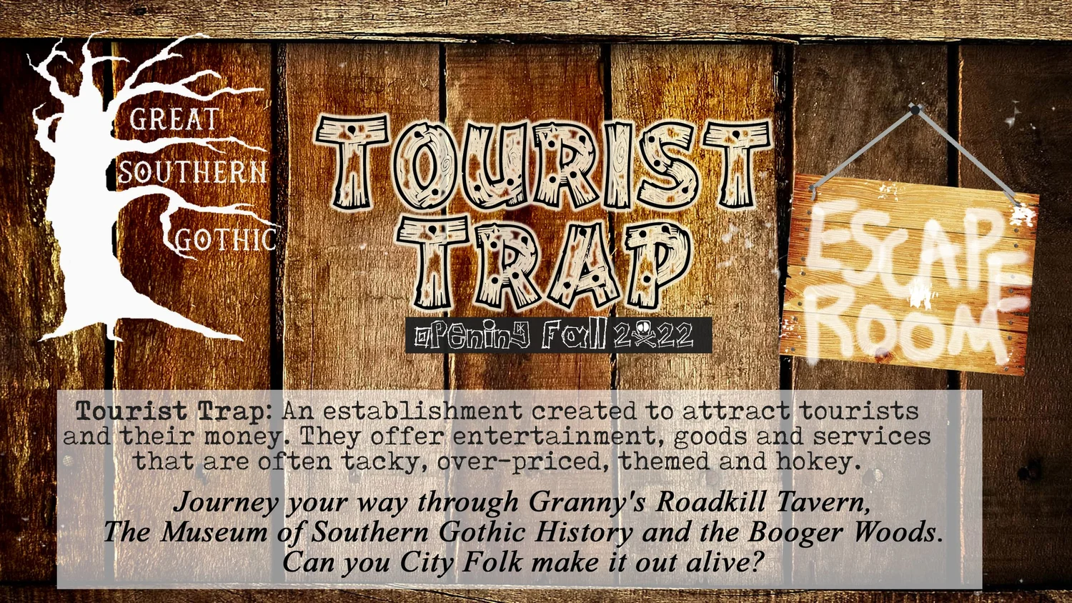 Booking — Great Southern Gothic