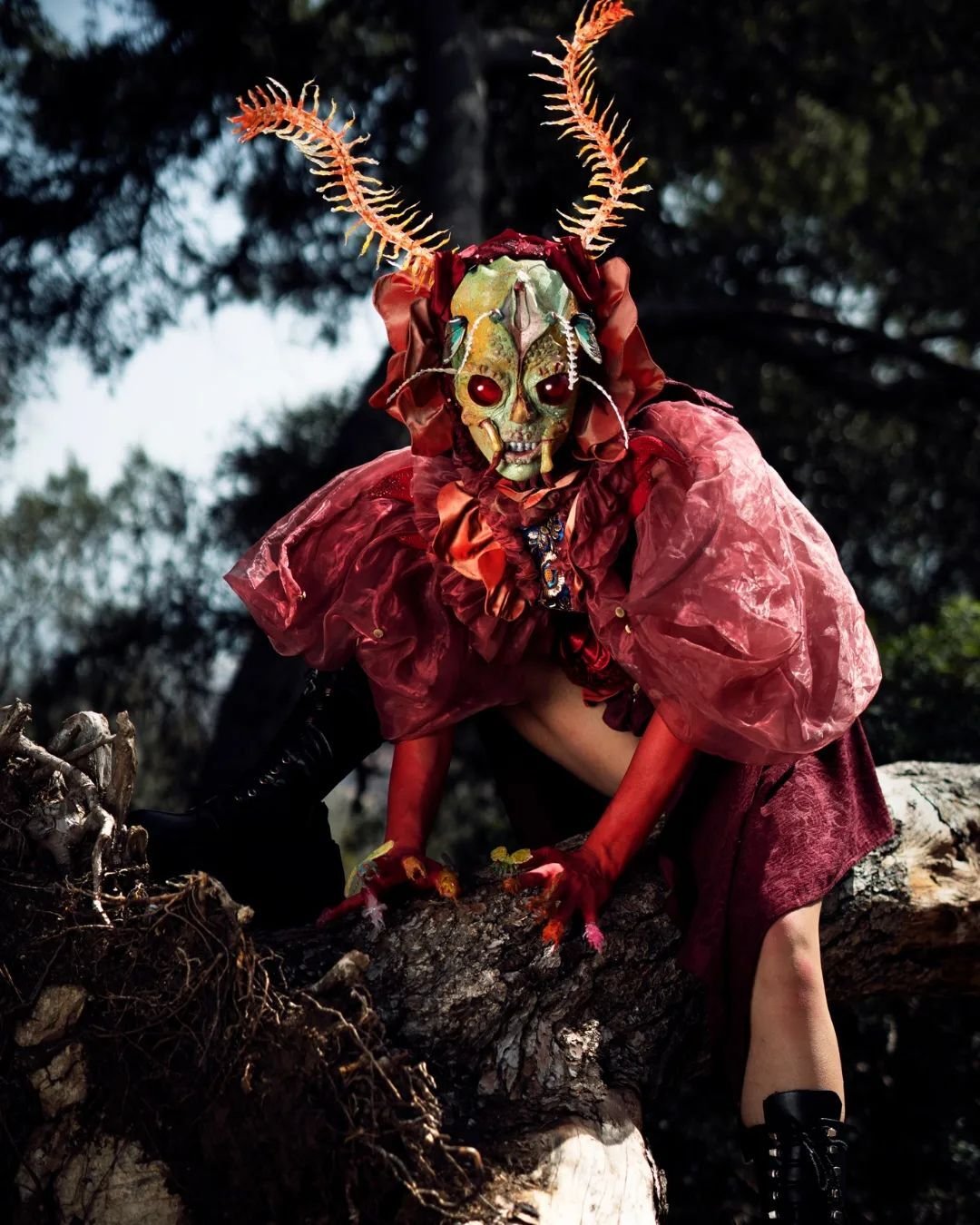 Finally I can show you my latest collaboration with incredible team inspired by insects and grotesque beauty.THE BEAUTY IN THE GROTESQUEPhotography and costume- Paola Idrontino -  (3).jpg