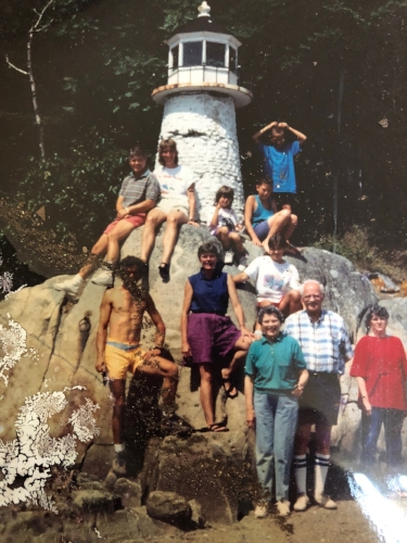 Flemming family annual lighthouse photo; 1994
