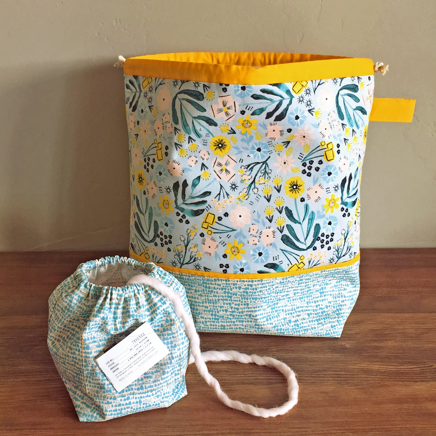 Knitter's Project Bag in "Nature"