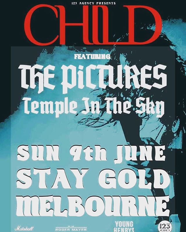 3 shows left on our pre-European tour run of the great southern land. Including our Fare-Raiser show at @staygoldmelbourne with THE PICTURES (Melbourne rock royalty) and @temple.in.the.sky // @theeasternballarat with @khanbandofficial and @psychobabe