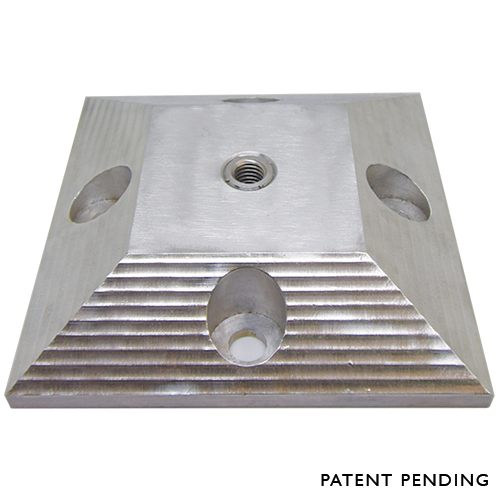 Nill Building Solutions 6”X6” Aluminum Flange (NB4) - Side