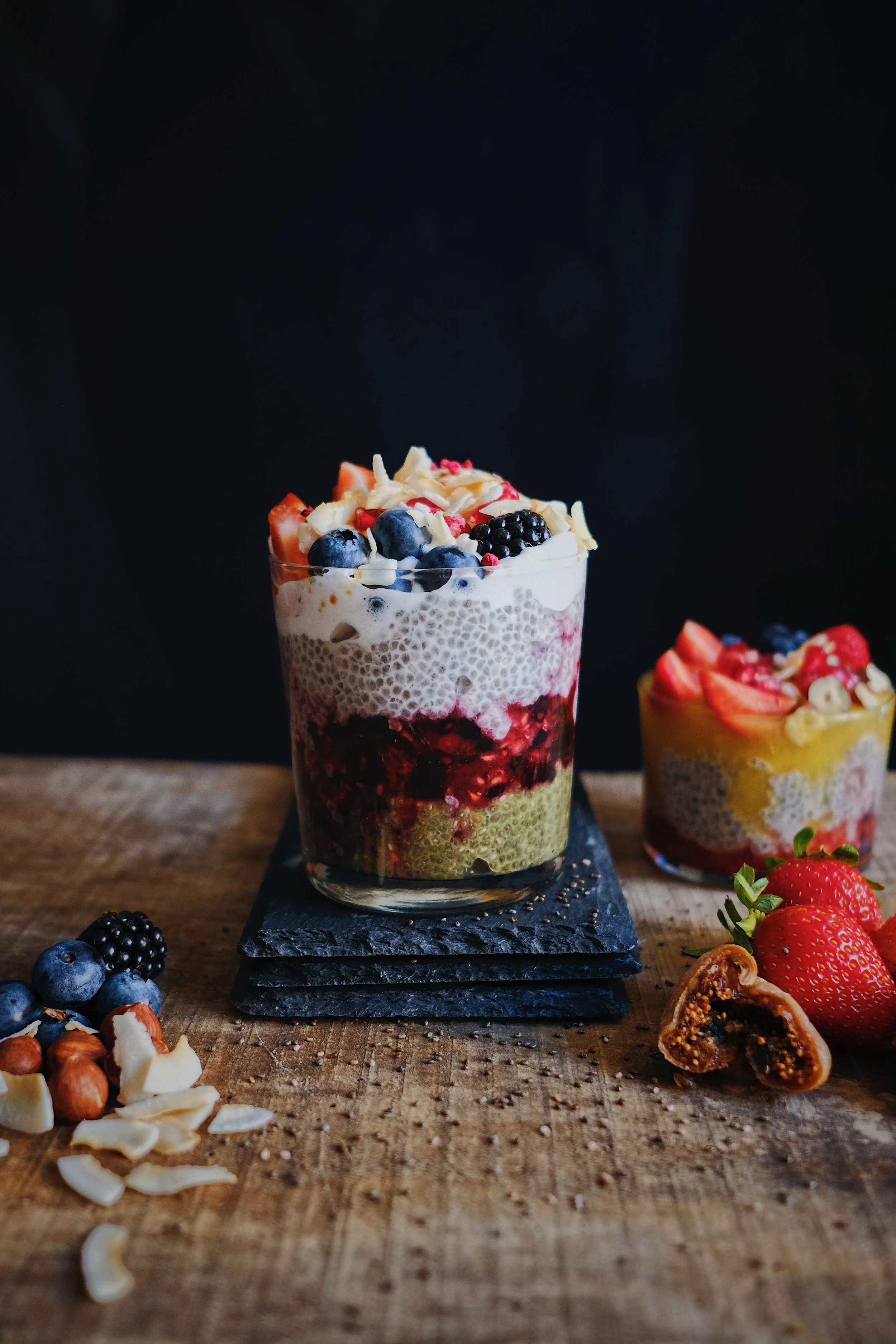 Klassisk chiagrød med lækker topping