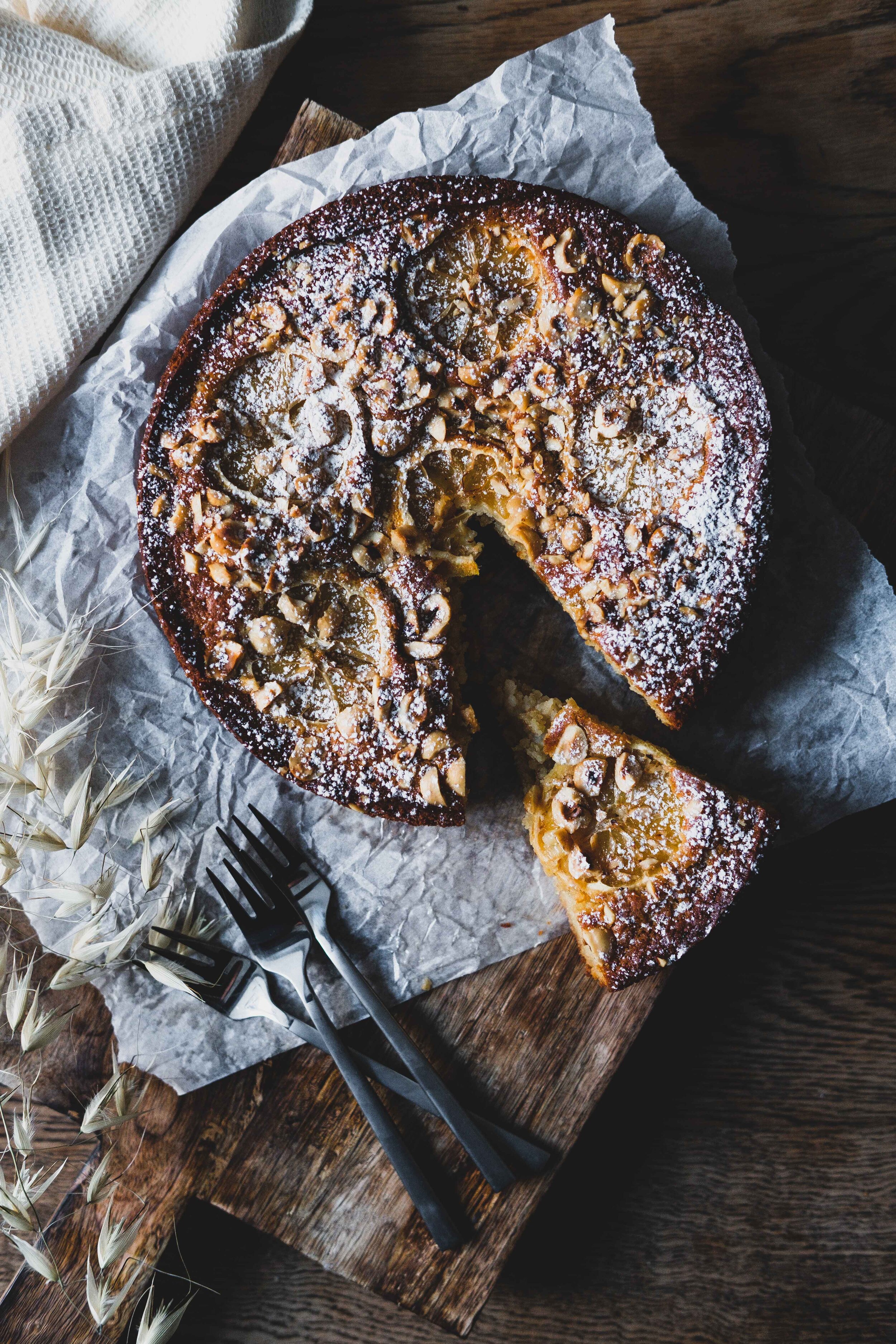 Saftig citronkage med mandelmel 