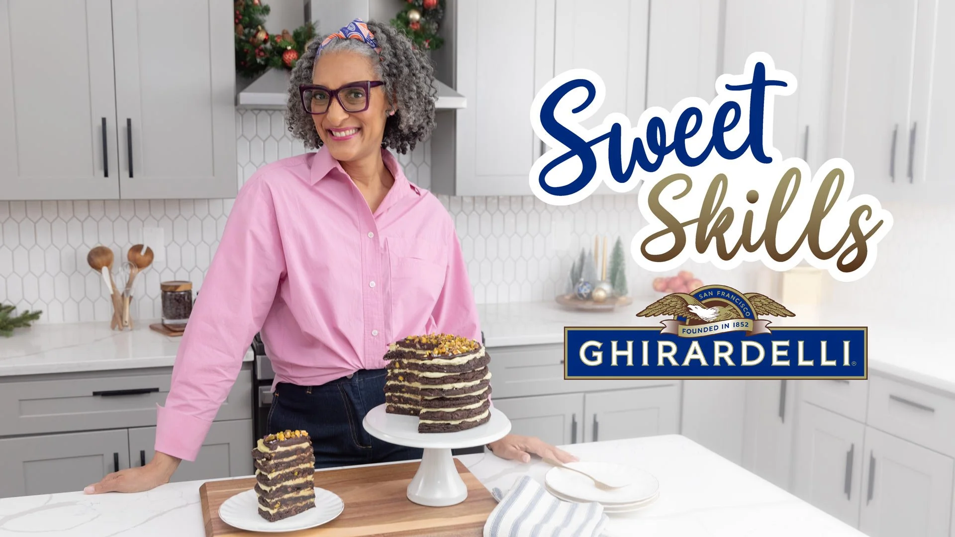 Ghirardelli - Chocolate Pistachio Cookie Cake