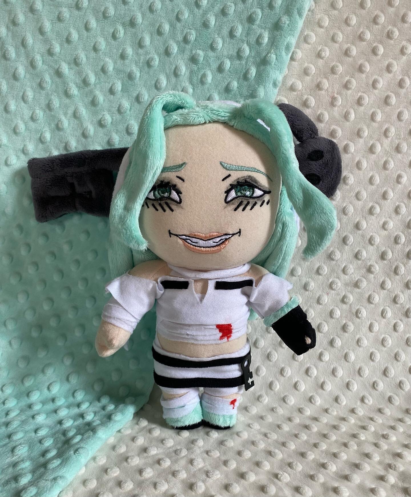 Chibi A.B.A plush from guilty gear strive complete and in my shop now ~ 

https://brilewm.com/shop

#guiltygearstrive #aba #ggst #plush #forsalebyartist #shop