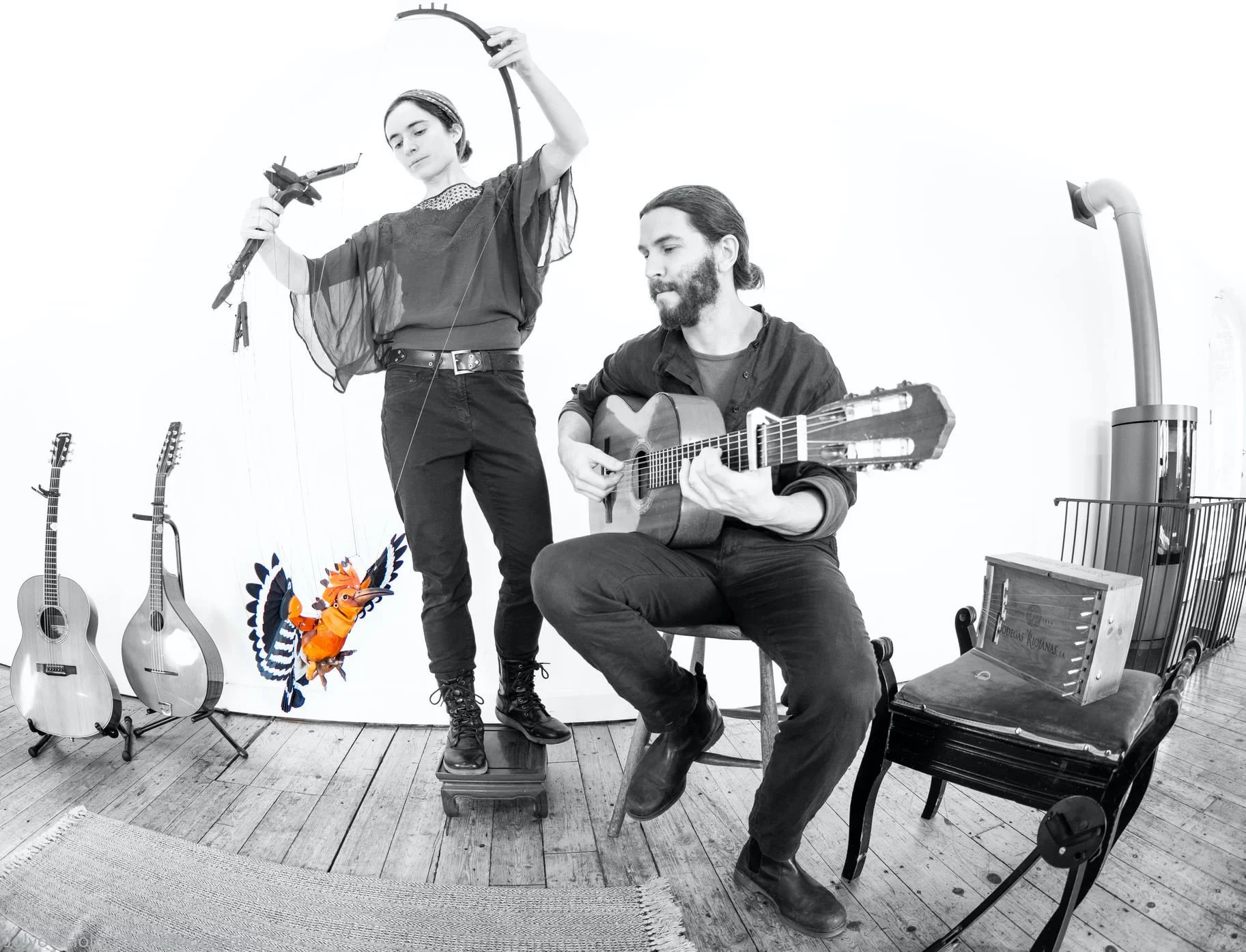 Flying with Strings at Smethwick Puppetry Festival, Smethwick Library