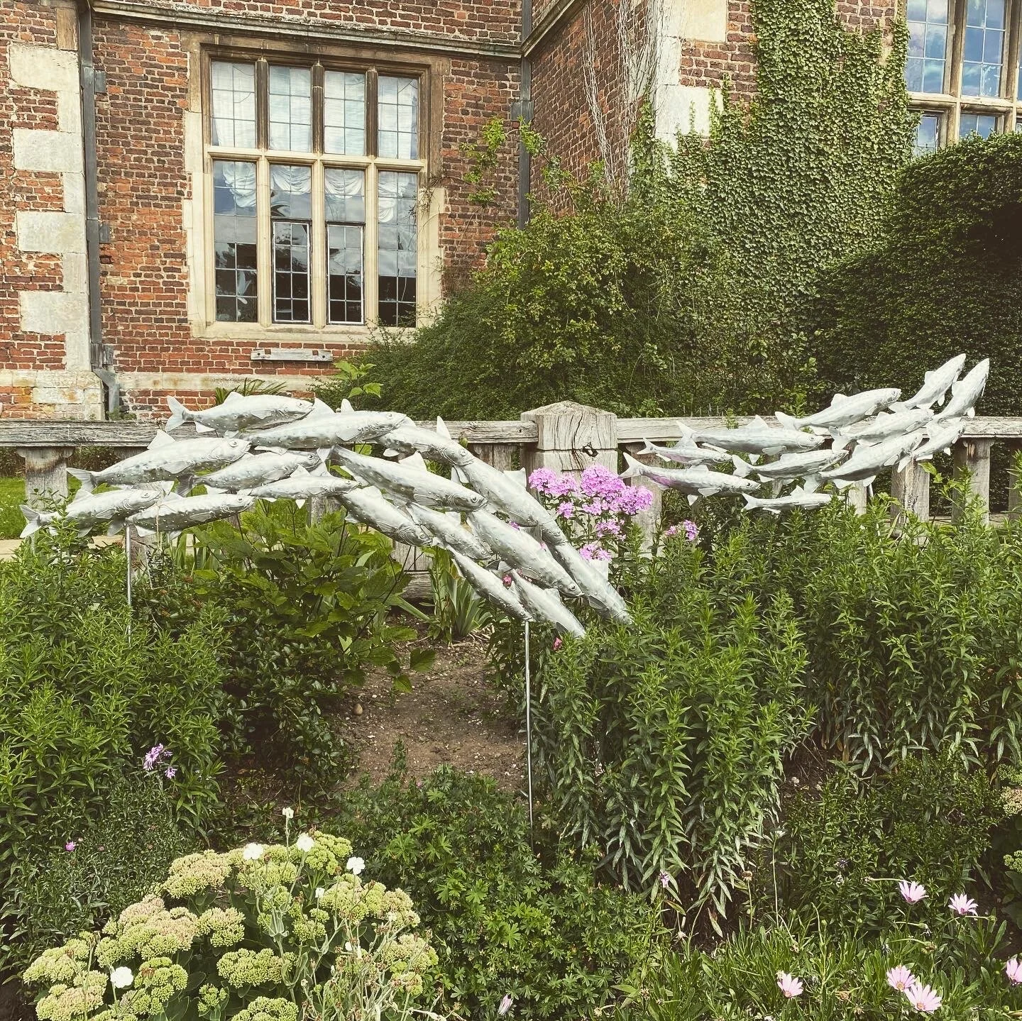 Stainless Steel Metal Animal Fish Shoal Sulpture by James Sutton (Copy) (Copy)