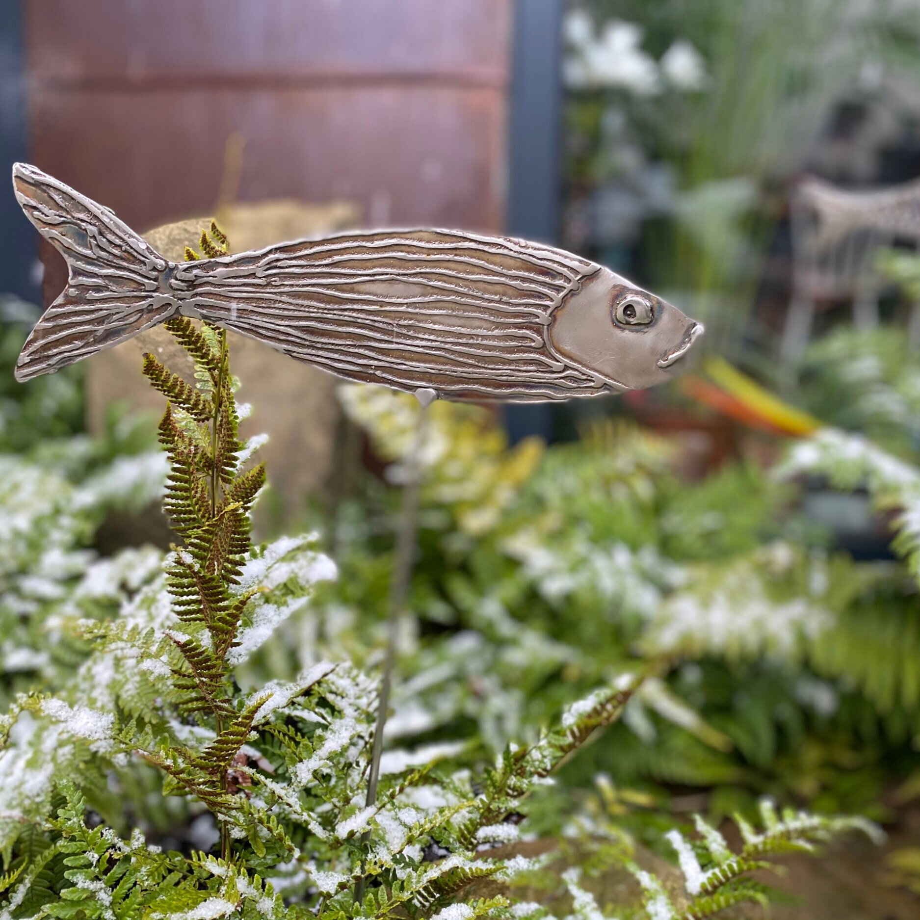 Stainless Steel Metal Fish Sulpture James Sutton