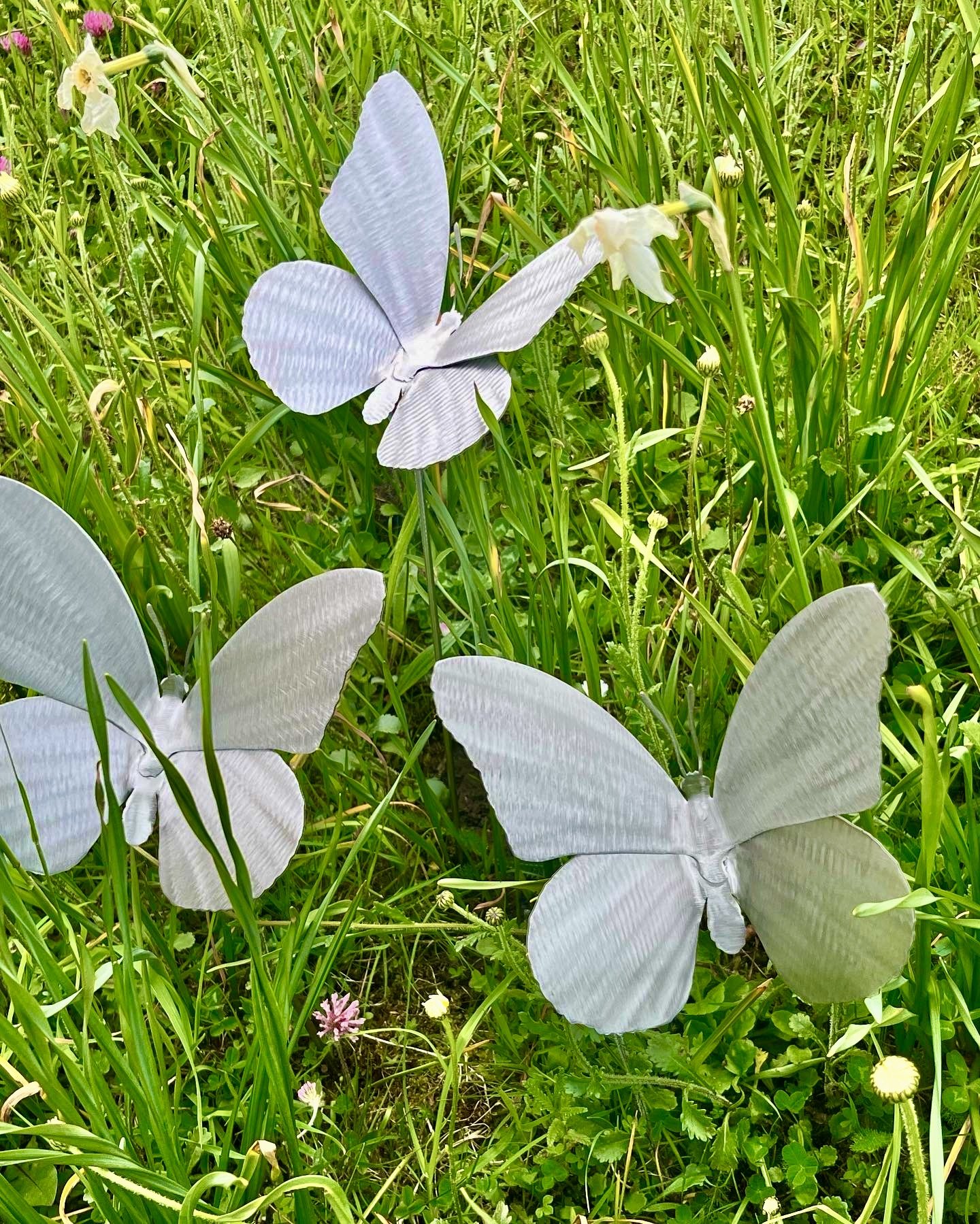 Butterfly sculptures by James Sutton Sculpture