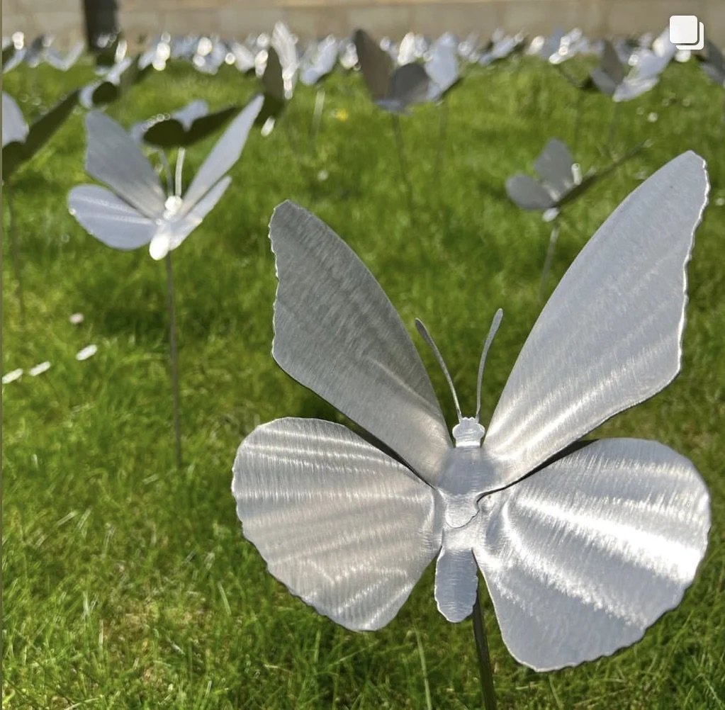 Butterfly sculpture