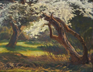 Eleanor’s Plum Tree, Ray Strong. Wildling Museum