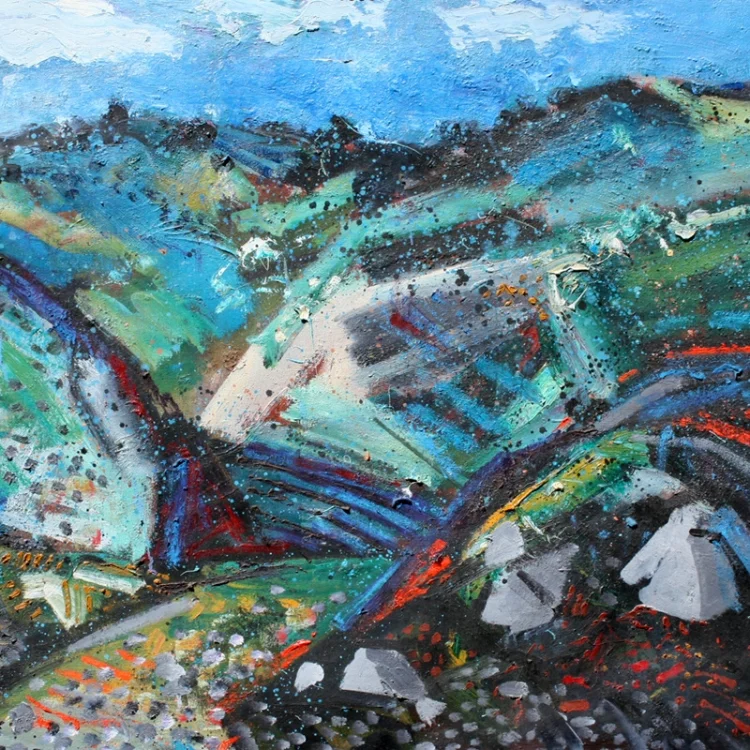 Channing Peake, Spring Rain, Santa Ynez Mountains