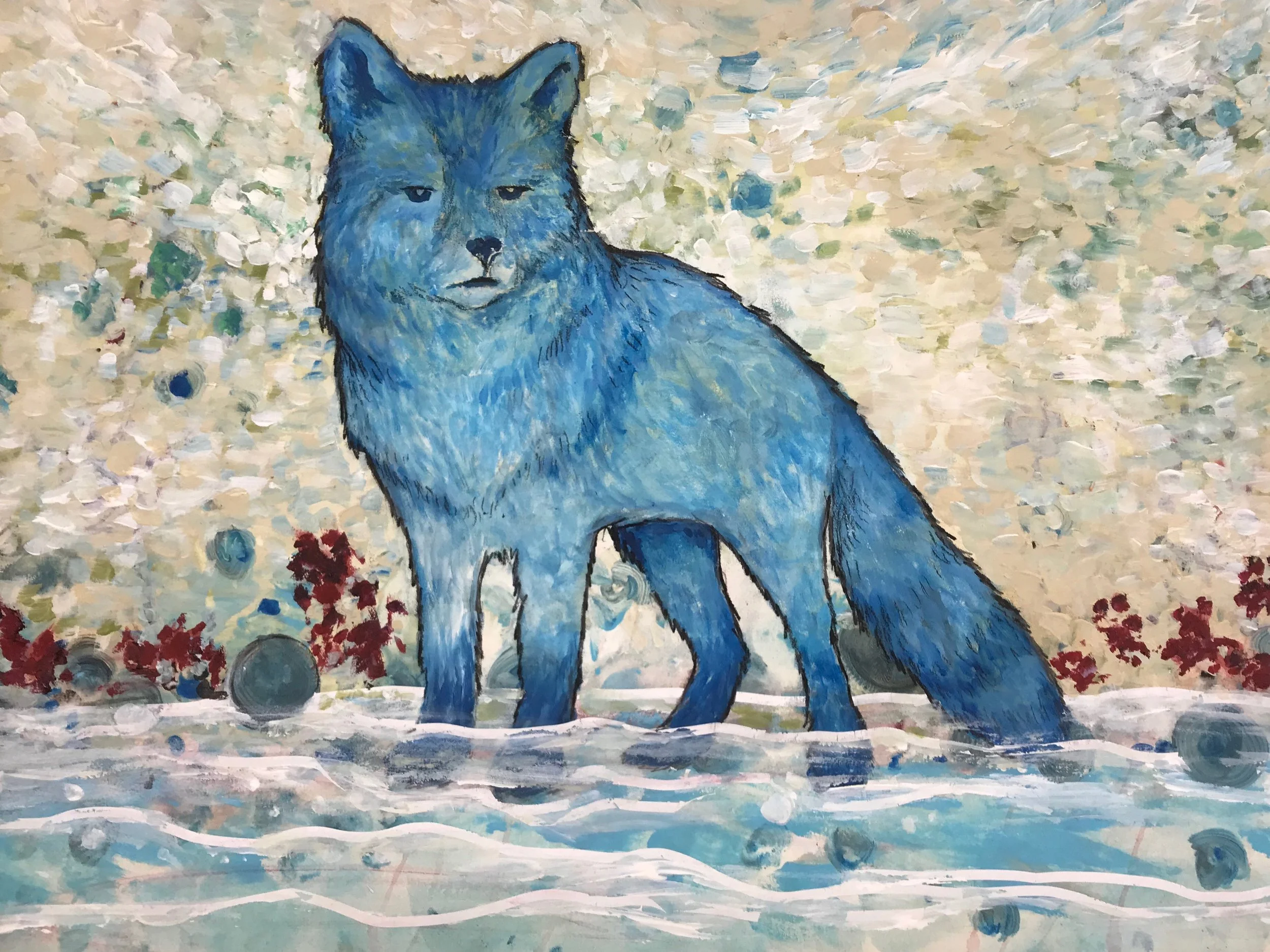 Blue Fox Cares Not