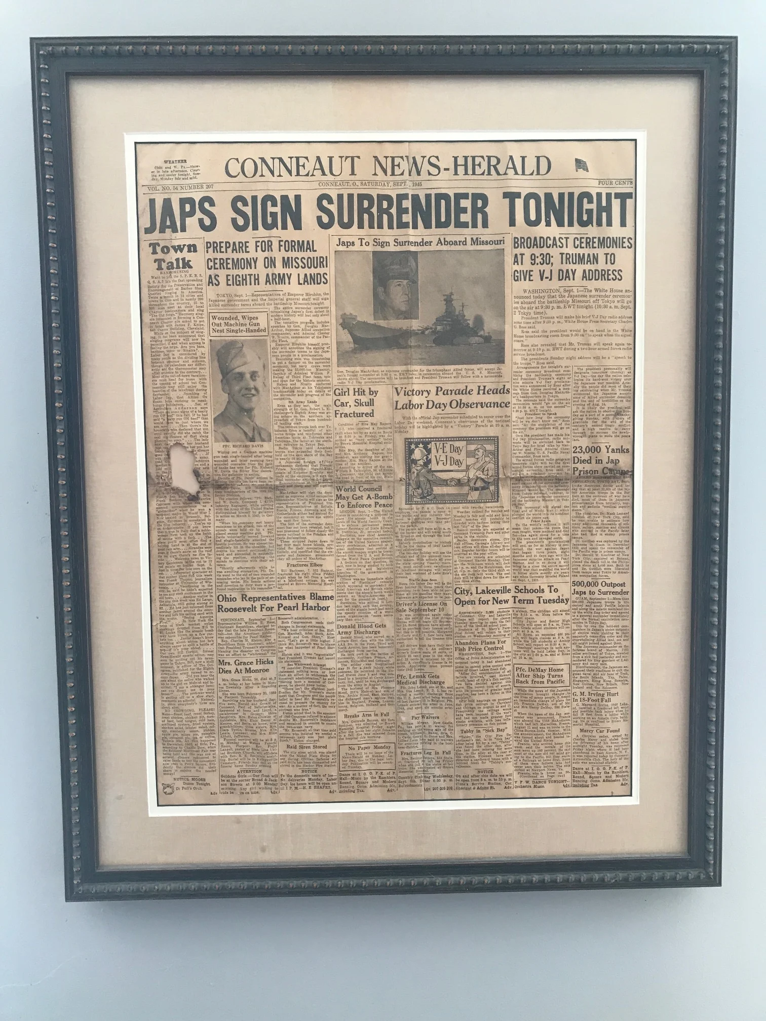 Delicate Historic Newspaper