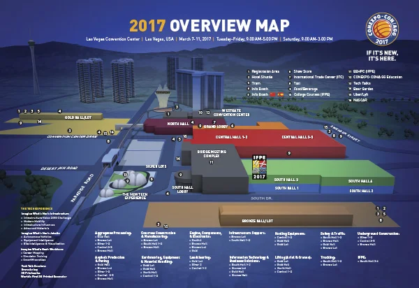 LasVegas ConExpo map &amp; VR