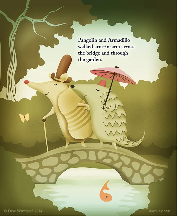 Pangolin and Armadillo- my soon-to-be-written children's book
