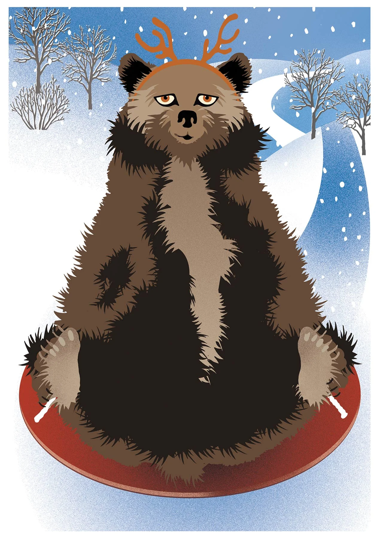 C0231 Bear with Antlers