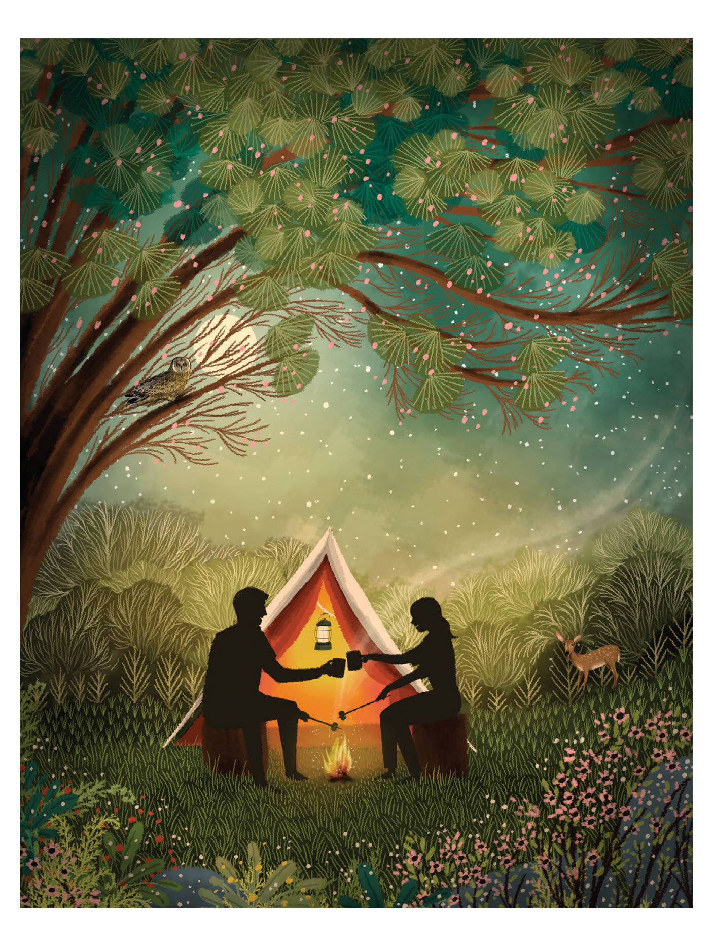 Camping Anniversary