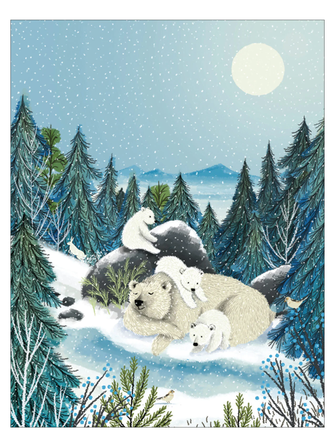 JNX021 Polar Bear Family