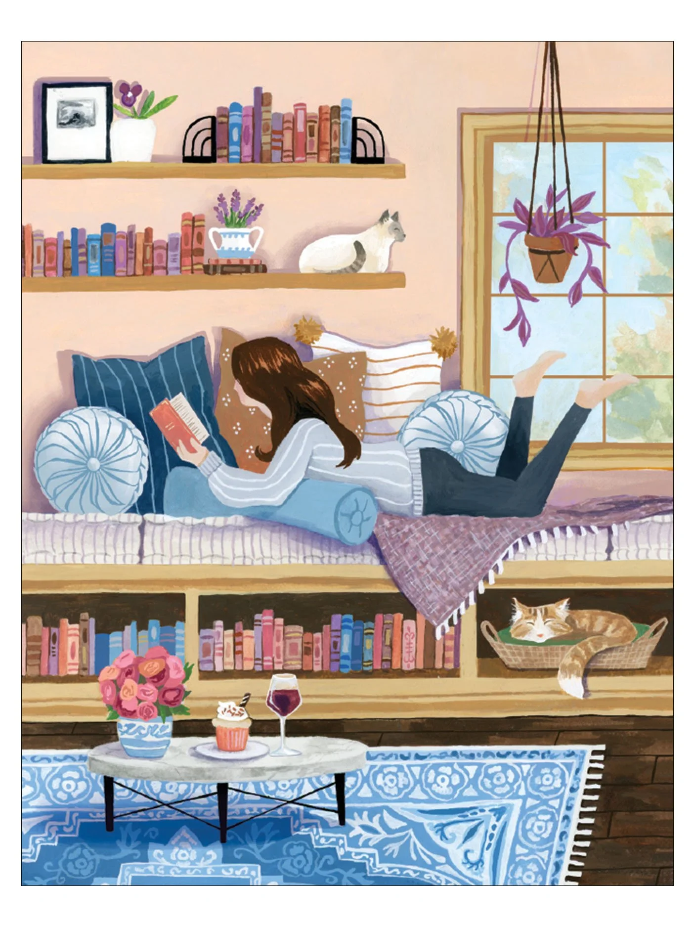 Cozy Library Birthday