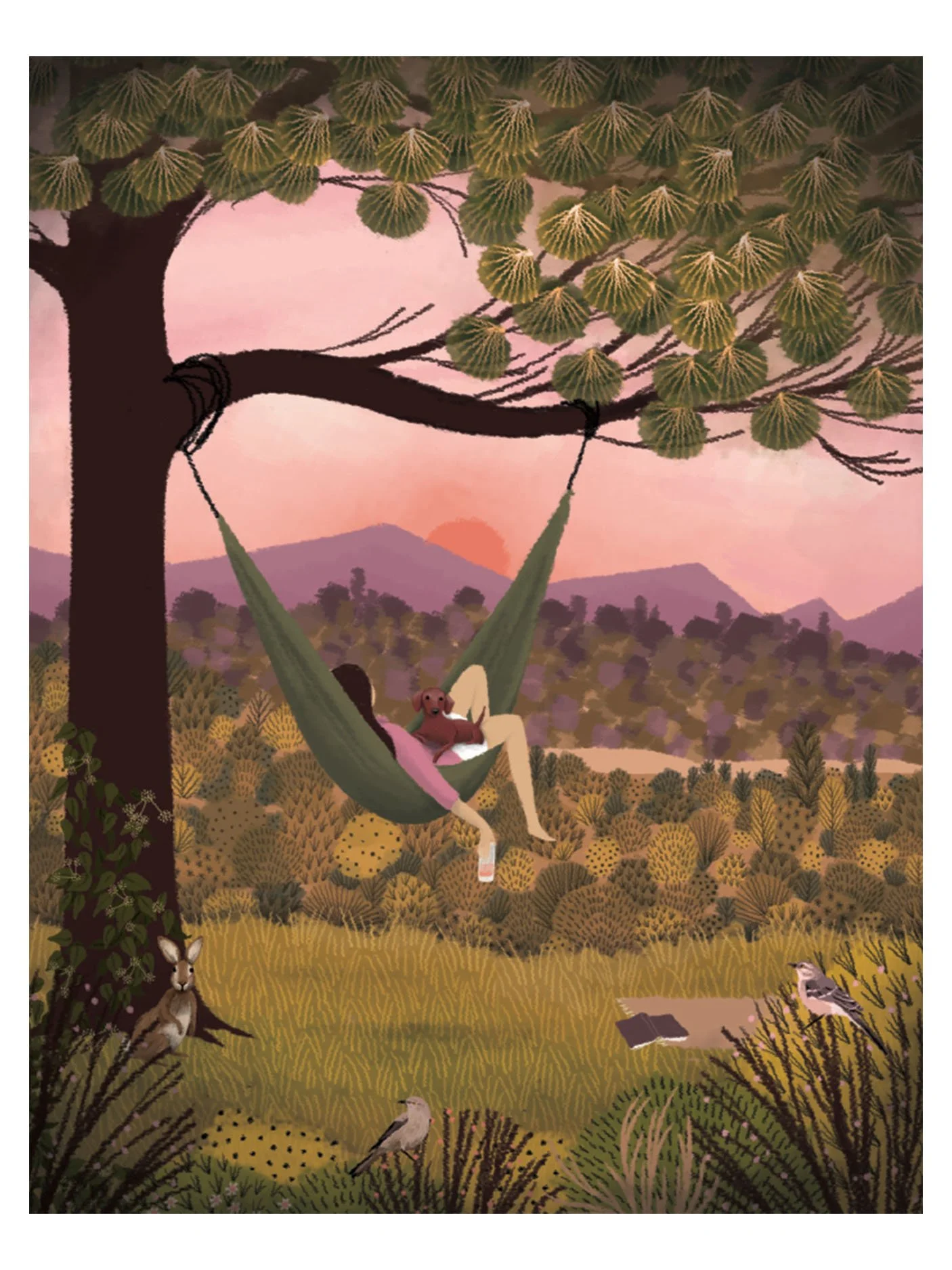 Girl in Hammock