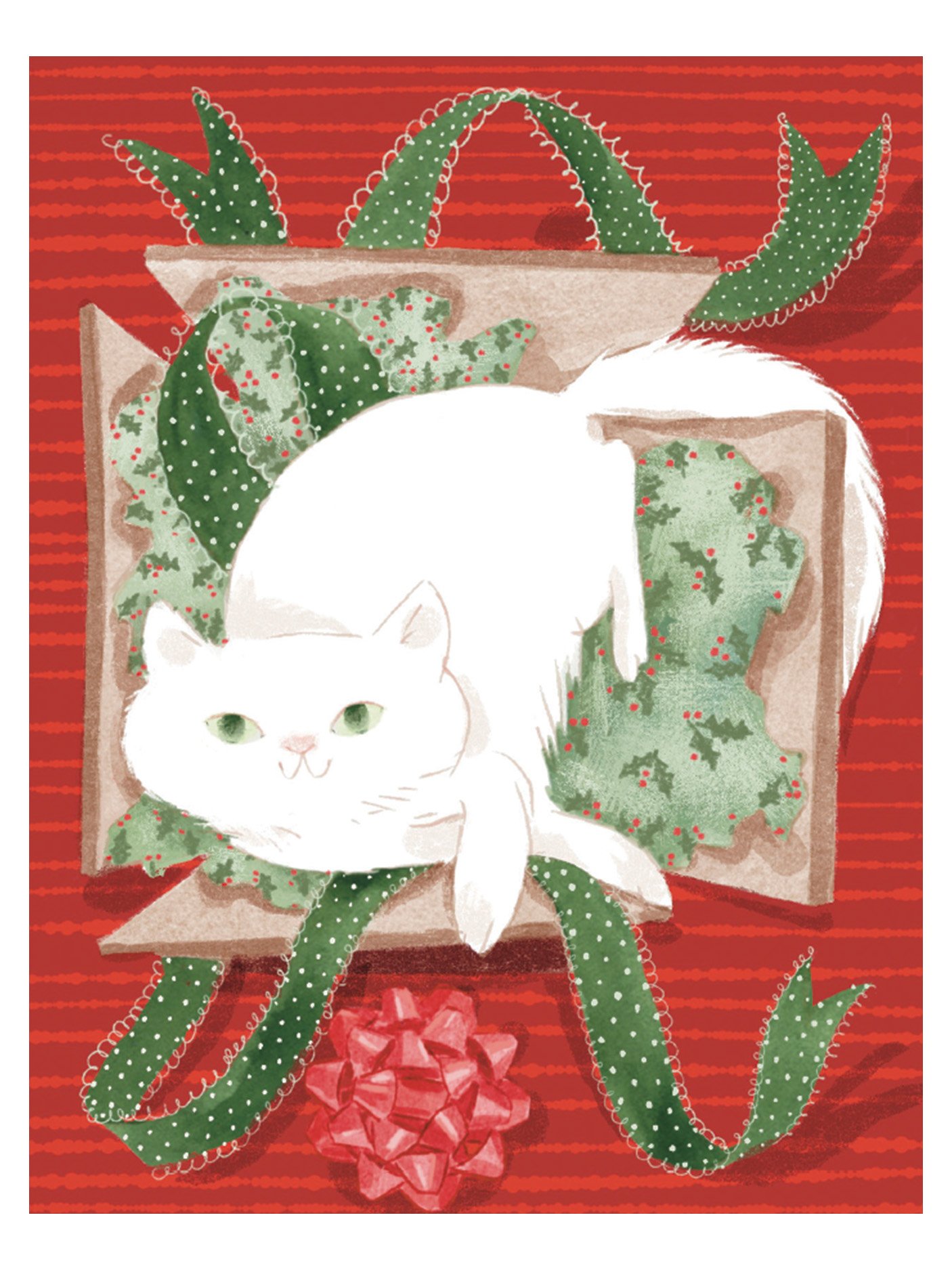 TMX033 Holiday Cat