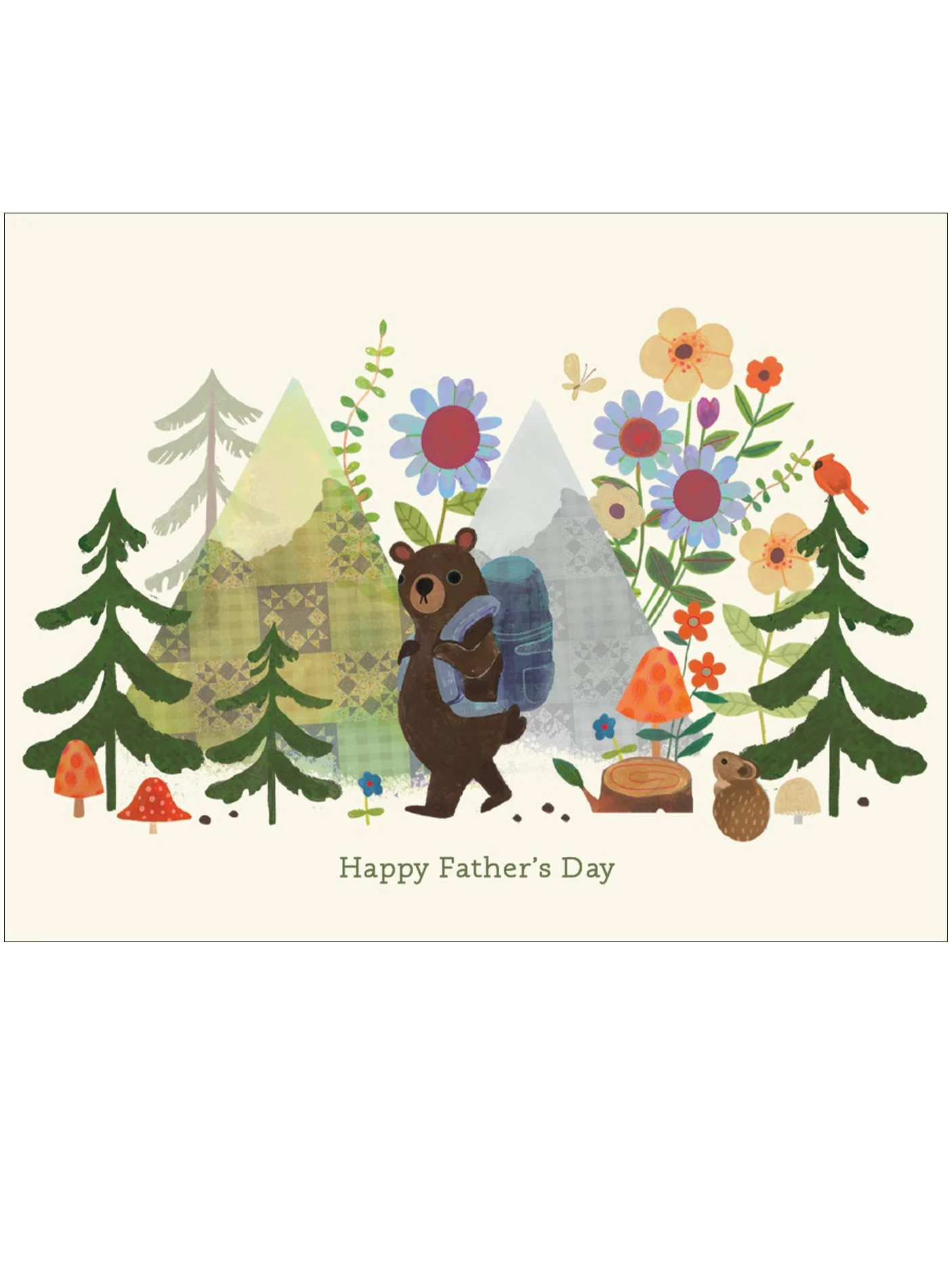 Hiking Dad Bear