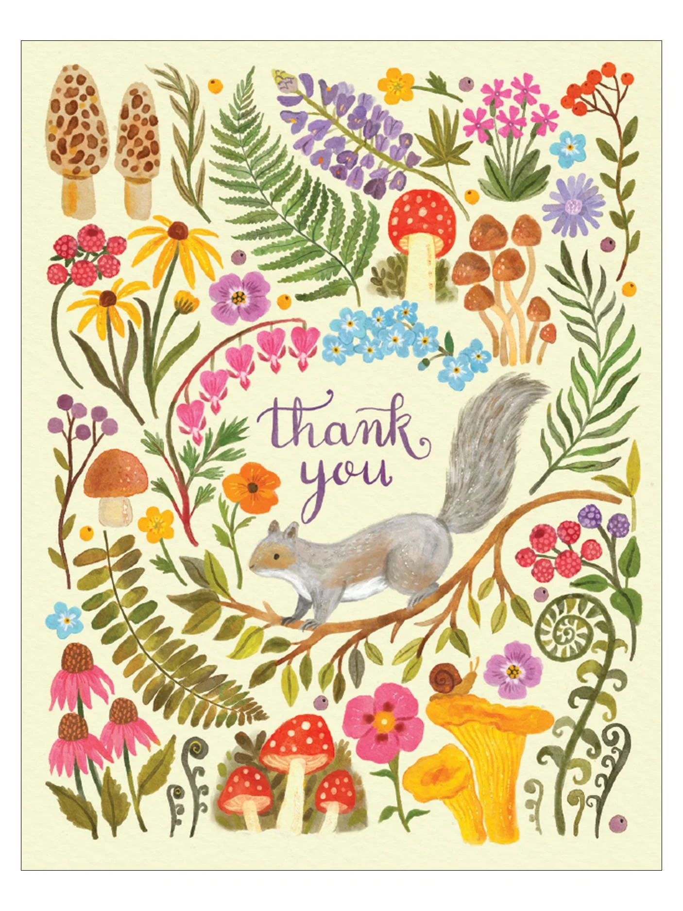 Woodland Squirrel Thanks
