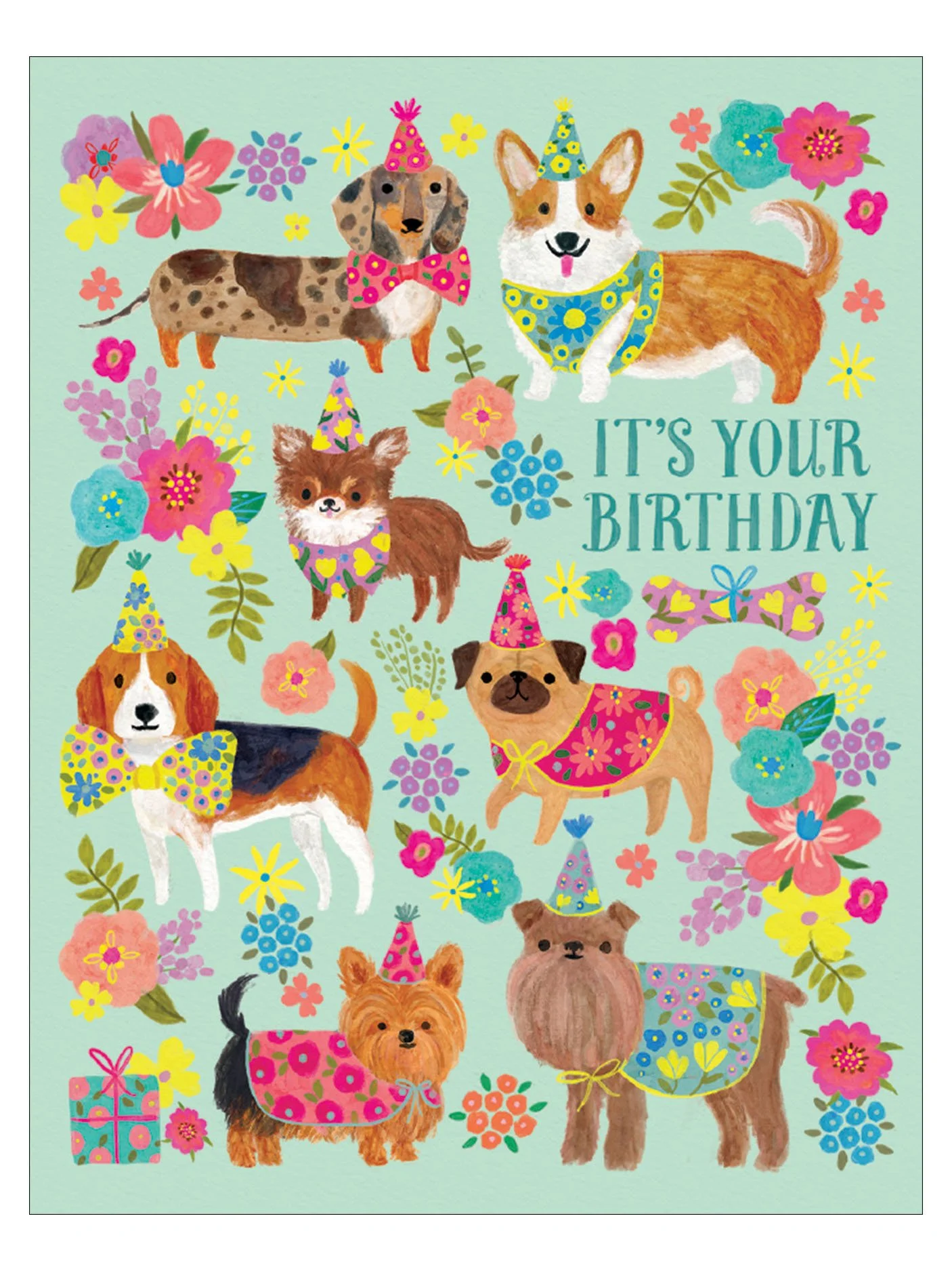 Floral Party Dogs