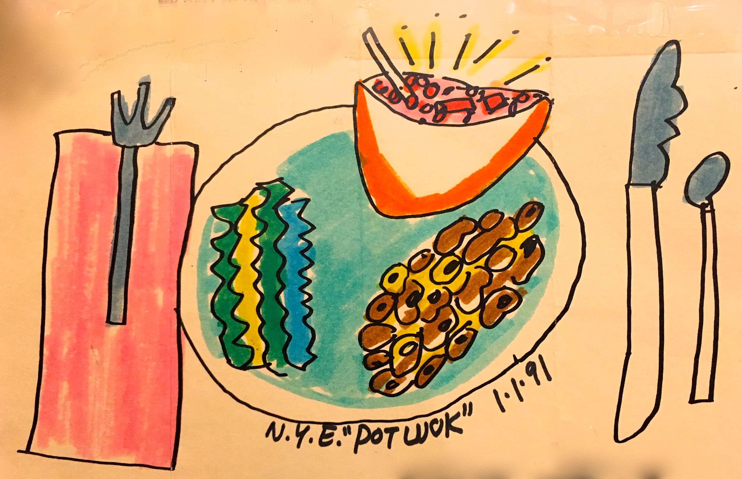 N.Y.E. Potluck, 1991