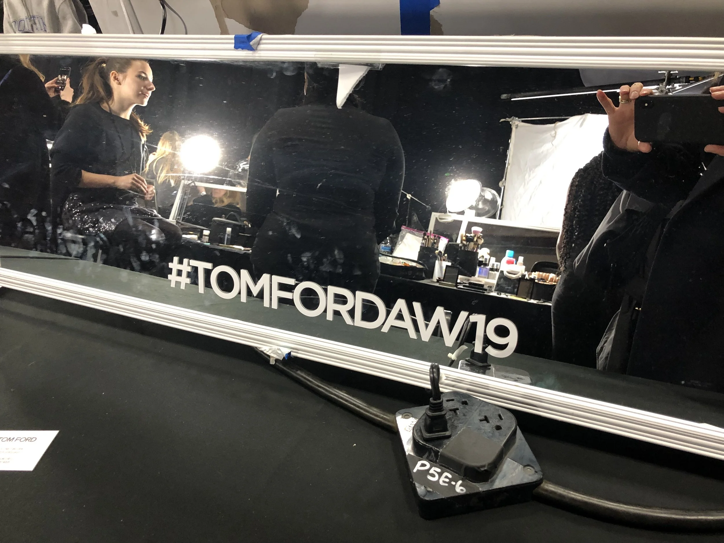 backstage scenes complete with the official #