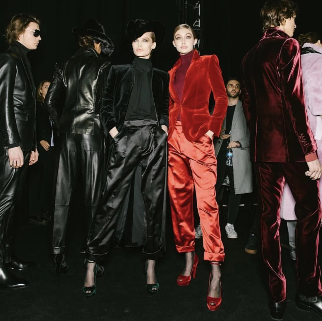 OBSESSED with these satin trousers!