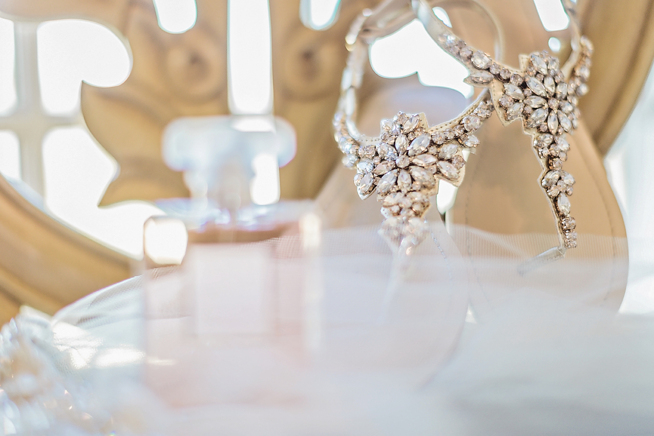 Dallas Wedding photographer Rustic Grace Estate bride rhinestone sandals Kate Marie Portraiture.png