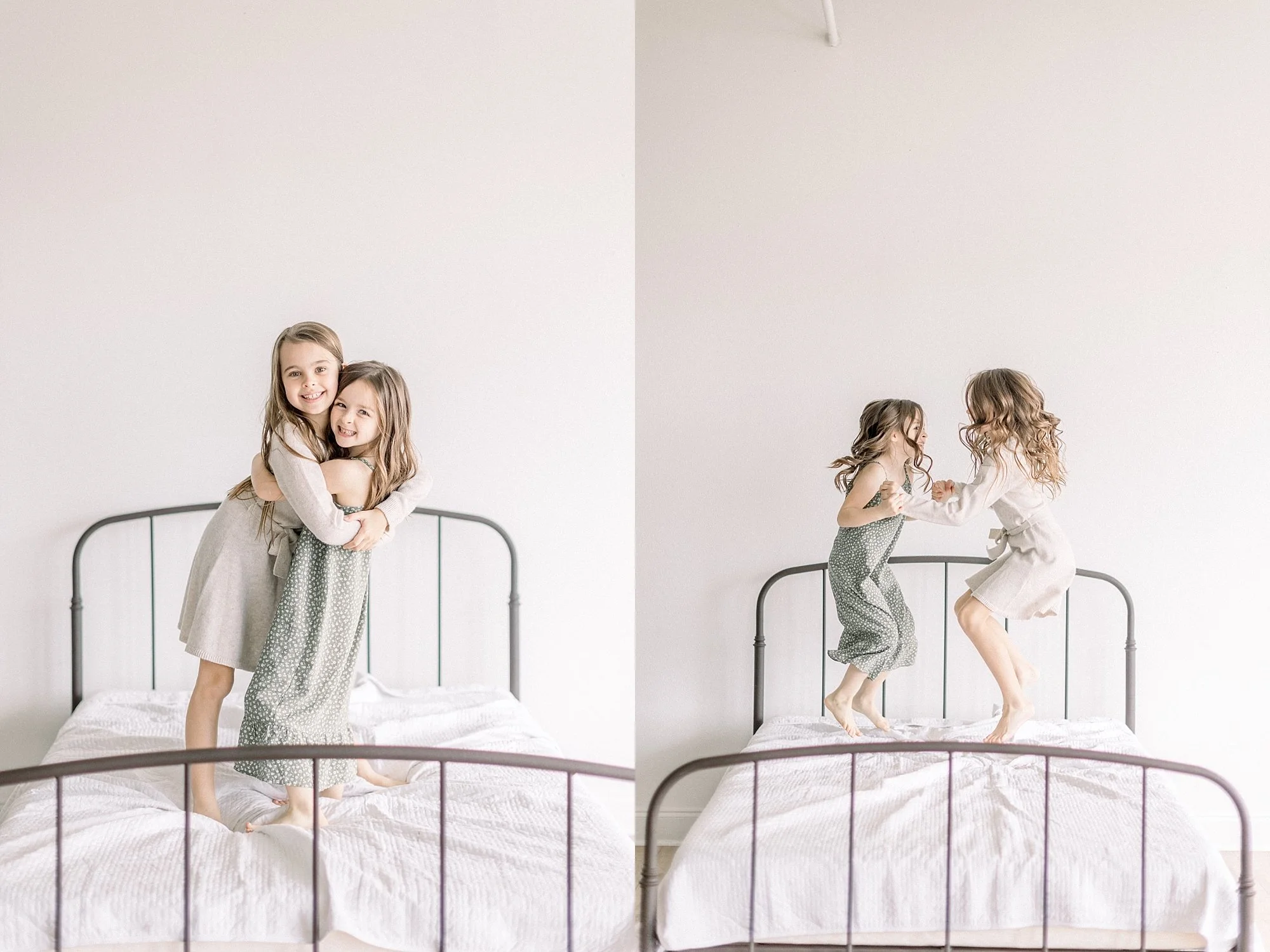 Dallas cousins having fun in extended family portraits photo shoot