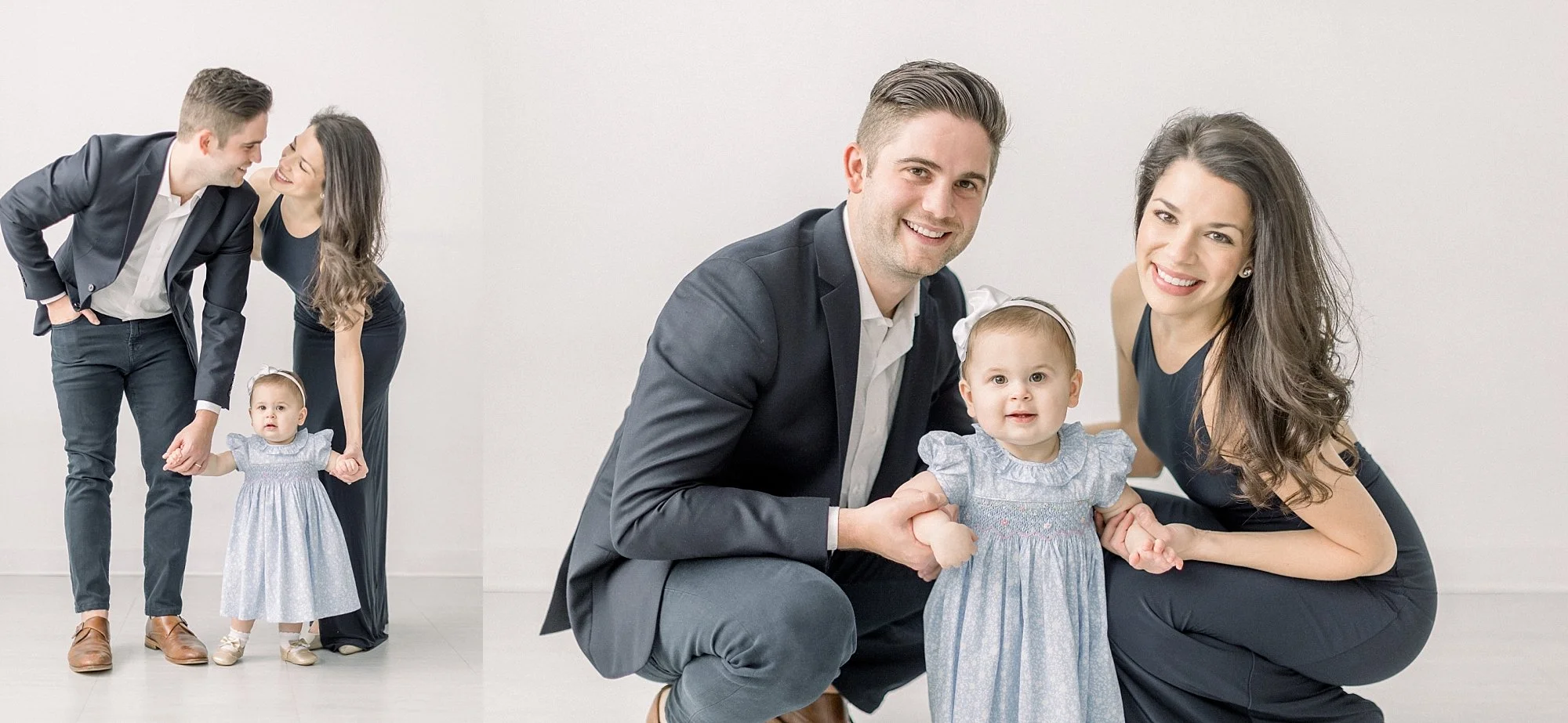 black tie family photo shoot Dallas
