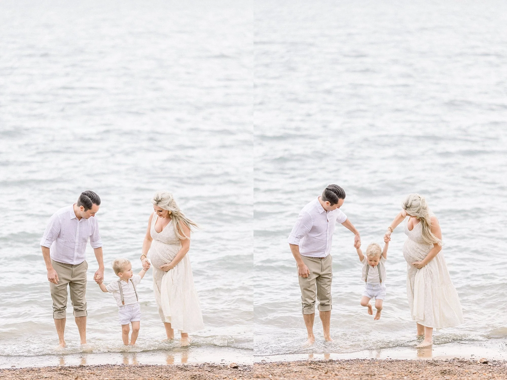 Outdoor Maternity Photo Shoot on the water