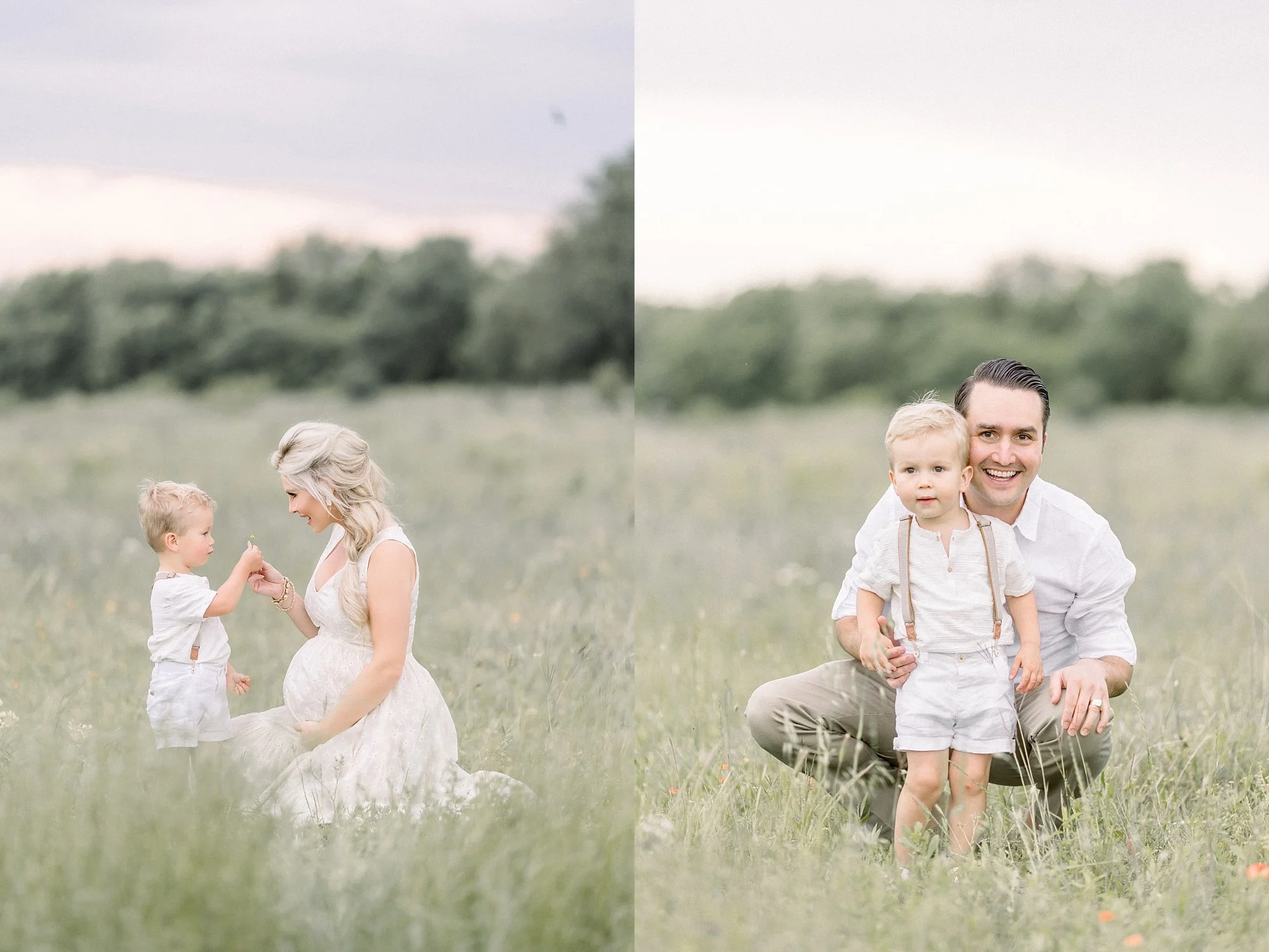 Dallas parents with first born son