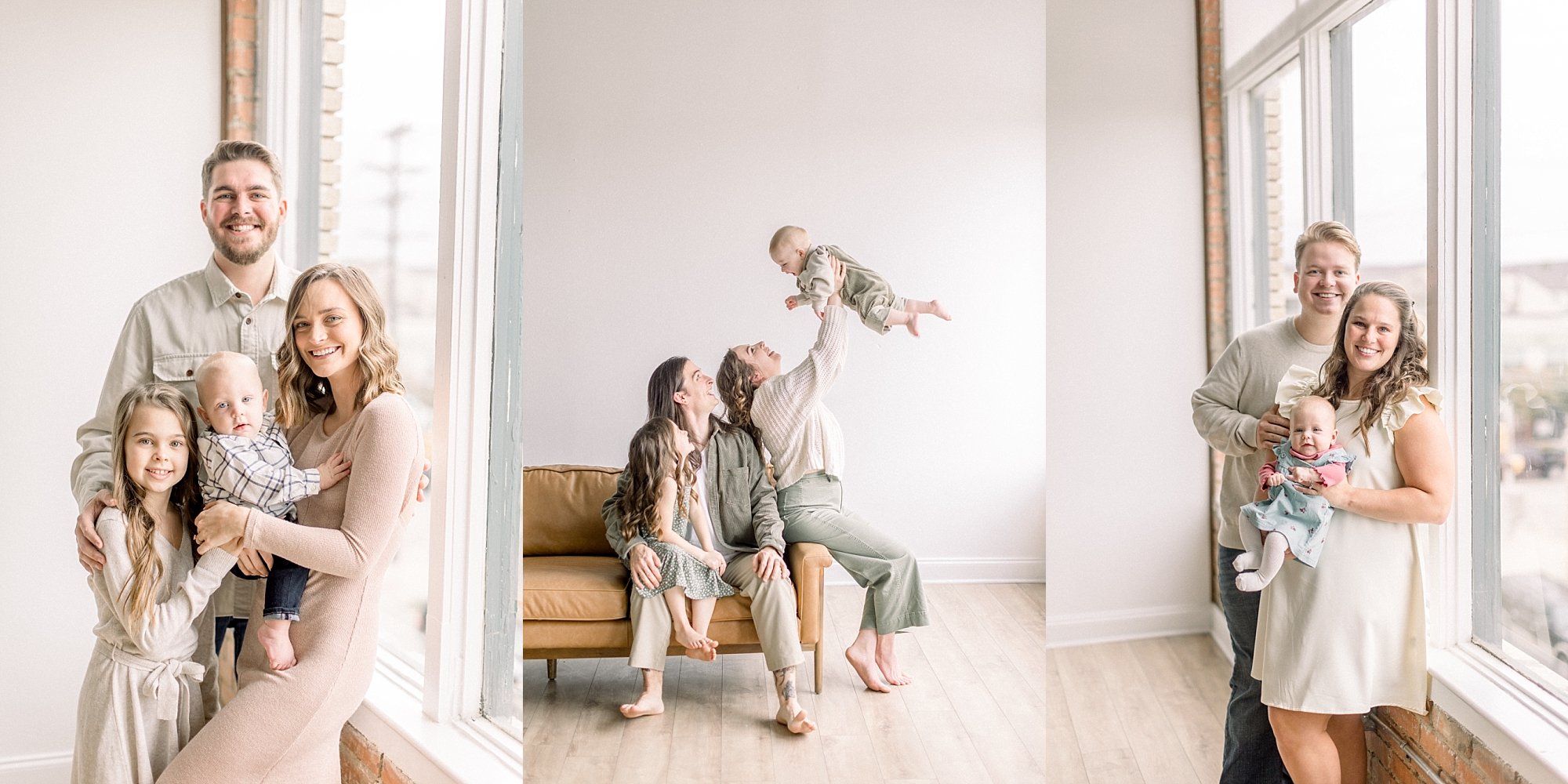 Family Portraits in Dallas photography studio