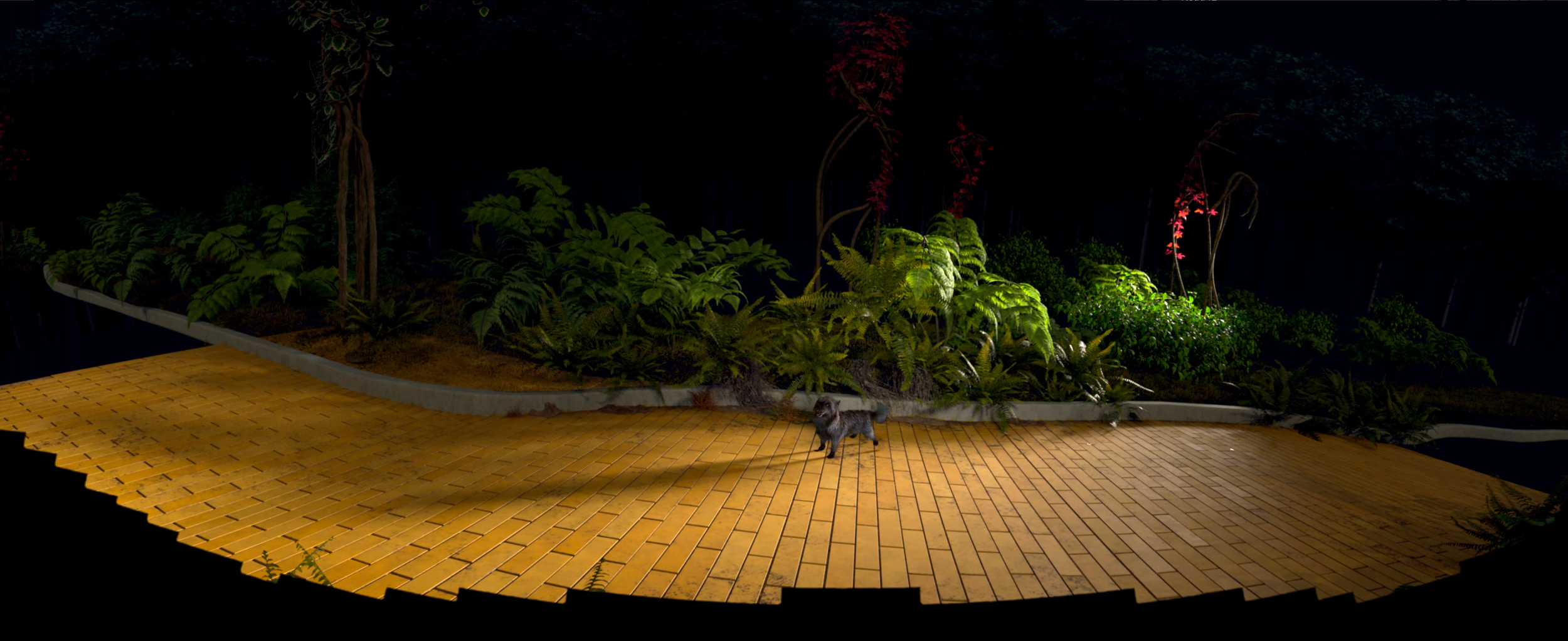  Shot specific Brick Road Layout  Dressing and Lighting   