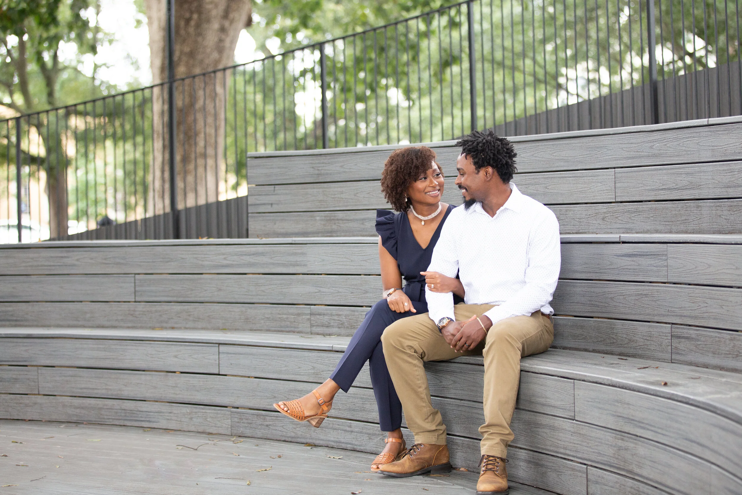 Moore Square Downtown Raleigh Anniversary Session - KO + Ebonee