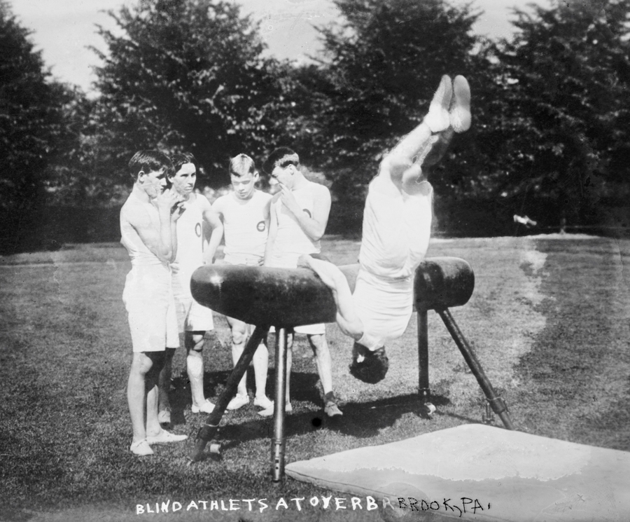 Atletas de la escuela para ciegos Overbrook. Pennysilvania, 1915. Bain News Service
