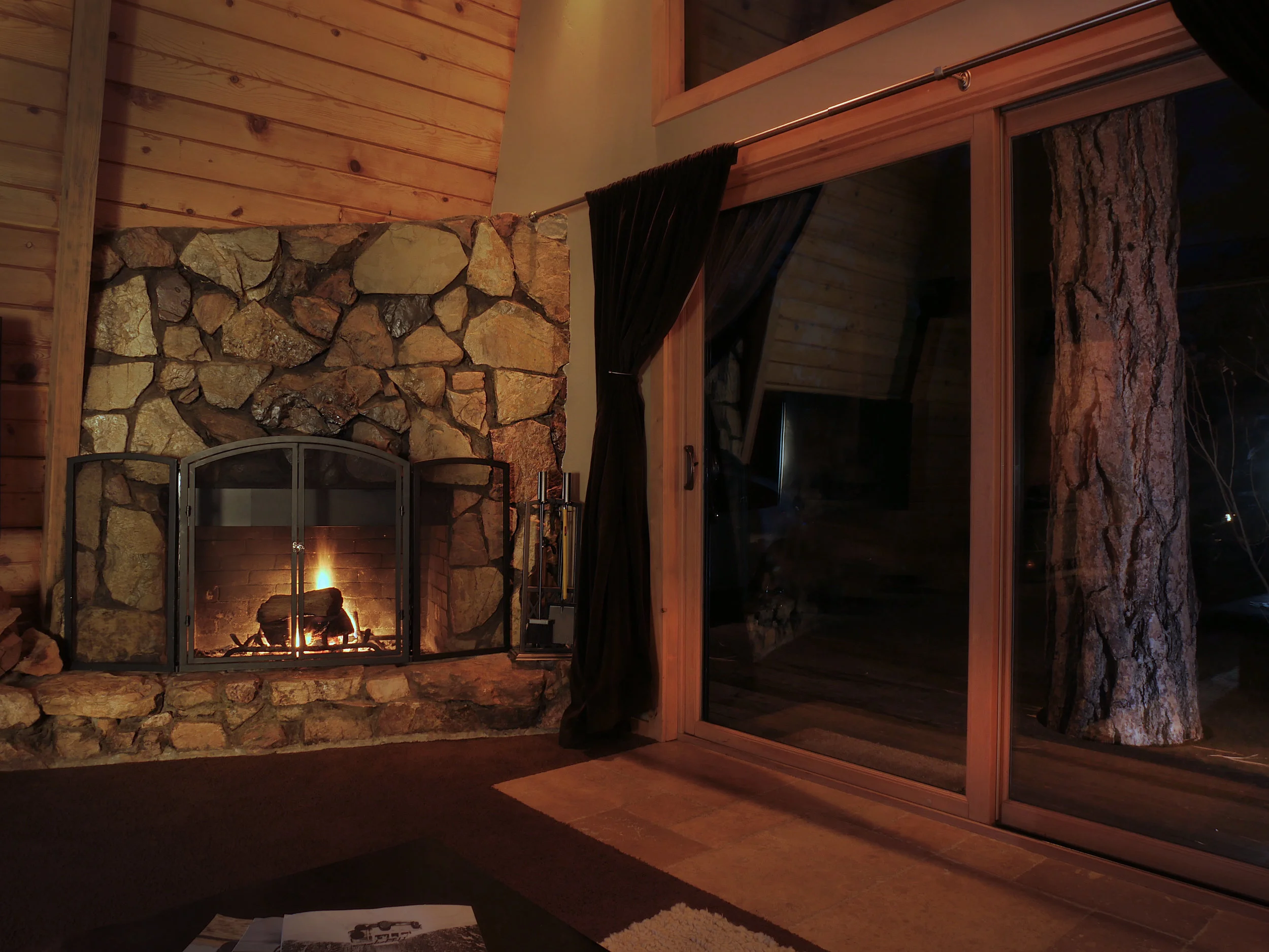 LivingroomFireplace&TreeCloseUpNight.JPG