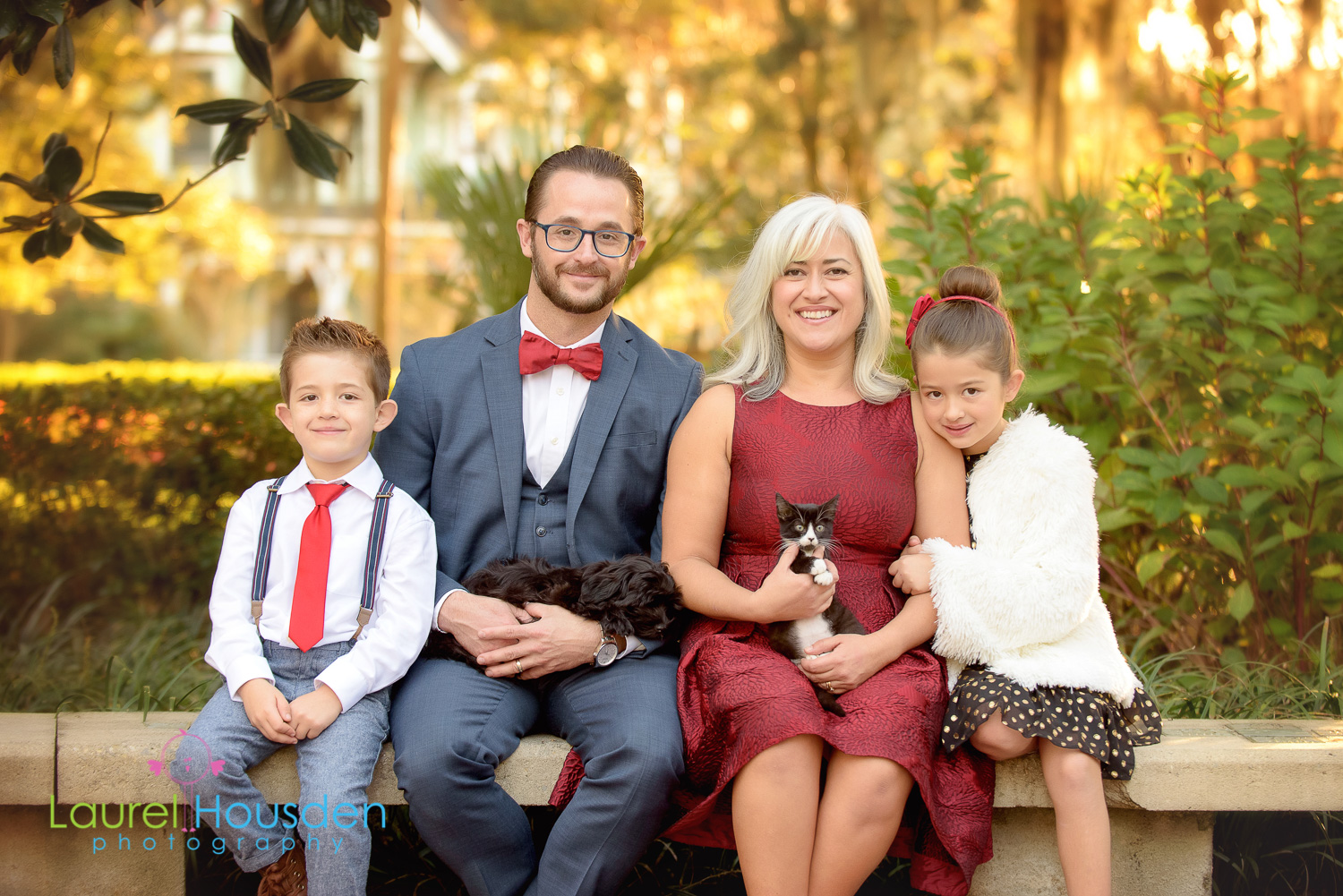 What a treat to be able to photograph the family with their treasured pets. Aren’t they adorable!