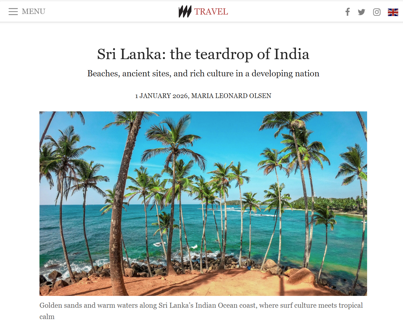 Piece I Wrote for Meer on Sri Lanka