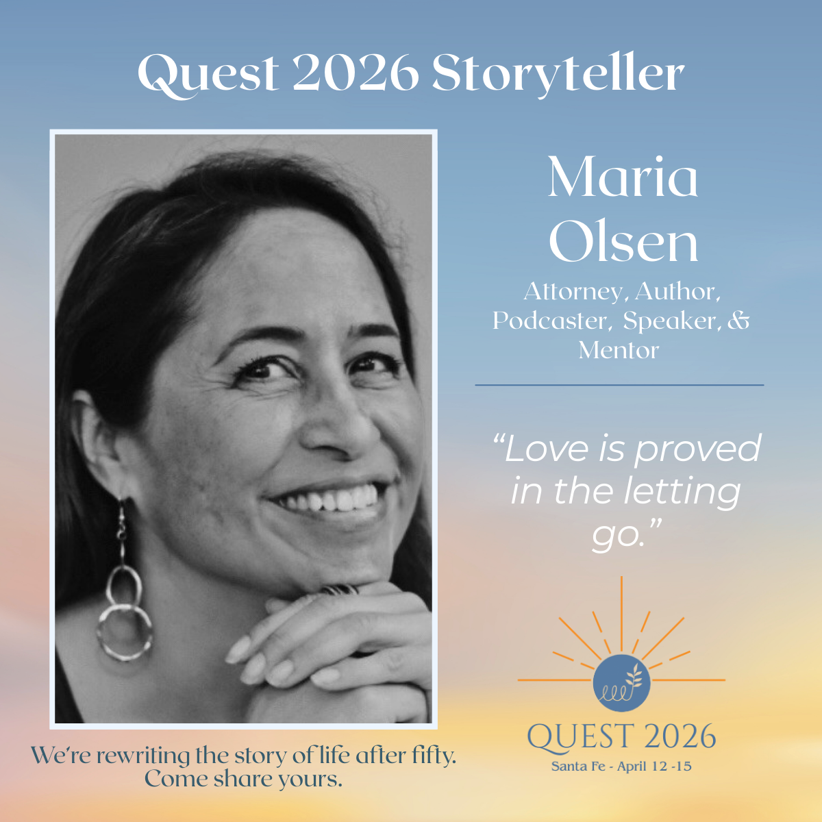 Invited to be a Storyteller at Quest 2026