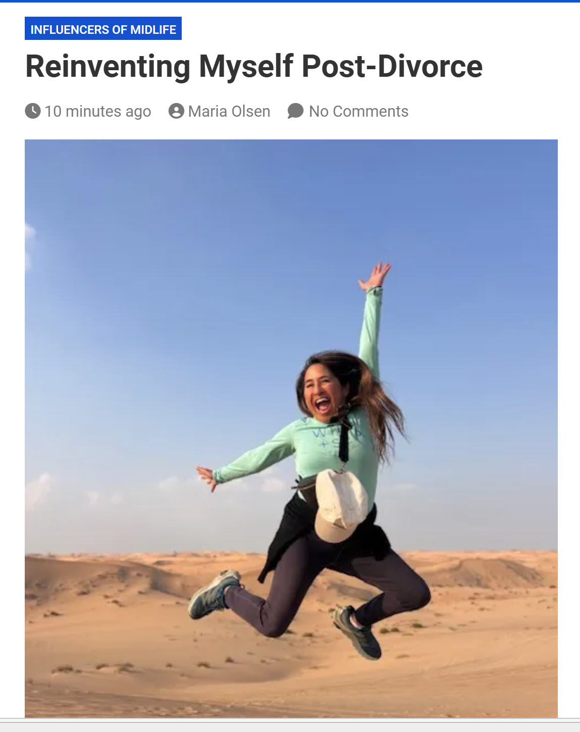 Blog Post for Influencers of Midlife