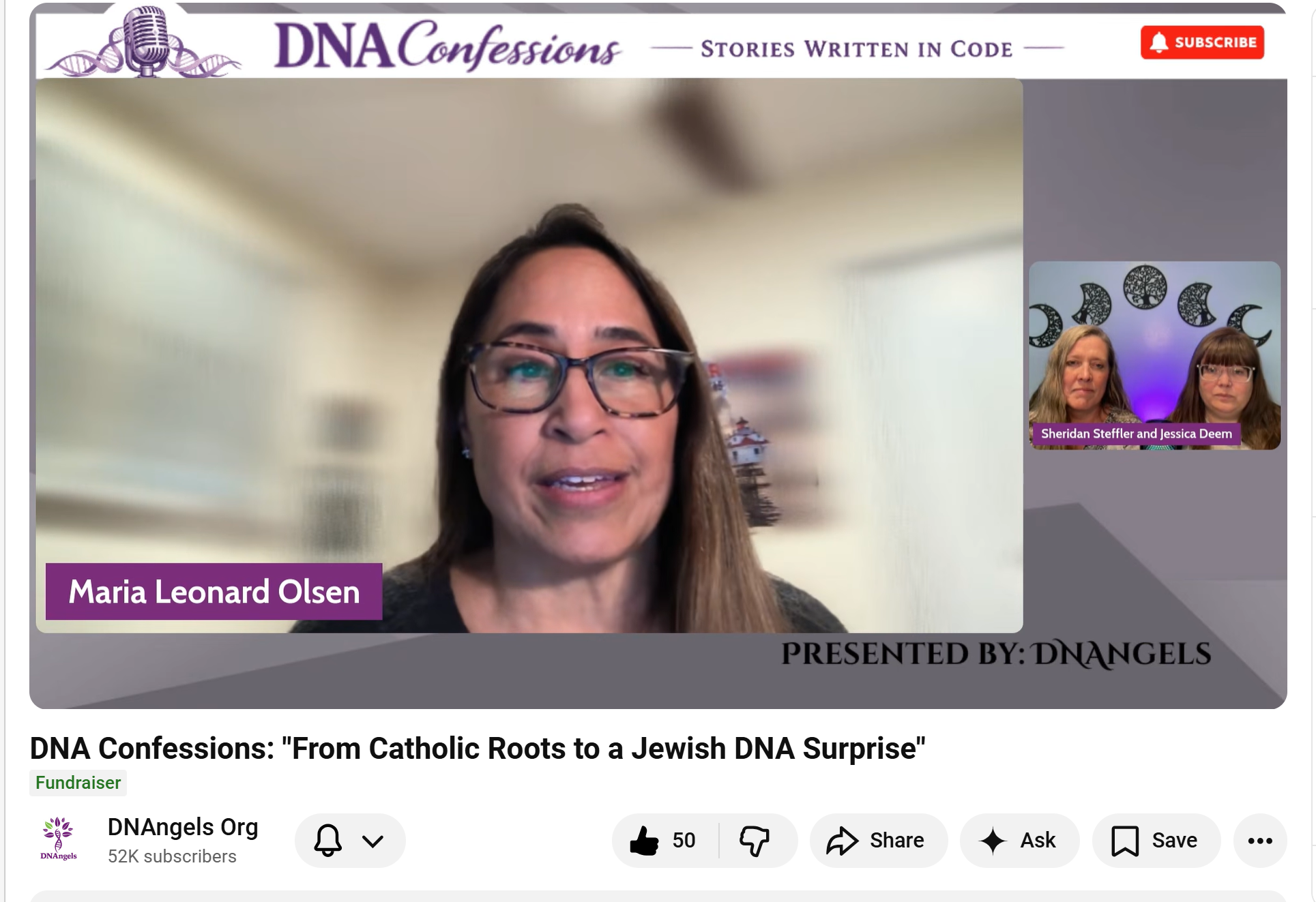 Guest on the DNA Confessions Podcast 