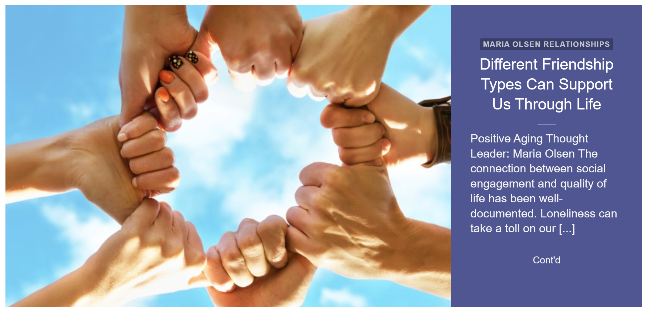 Different Friendship Types Can Support Us Through Life — Maria Leonard ...